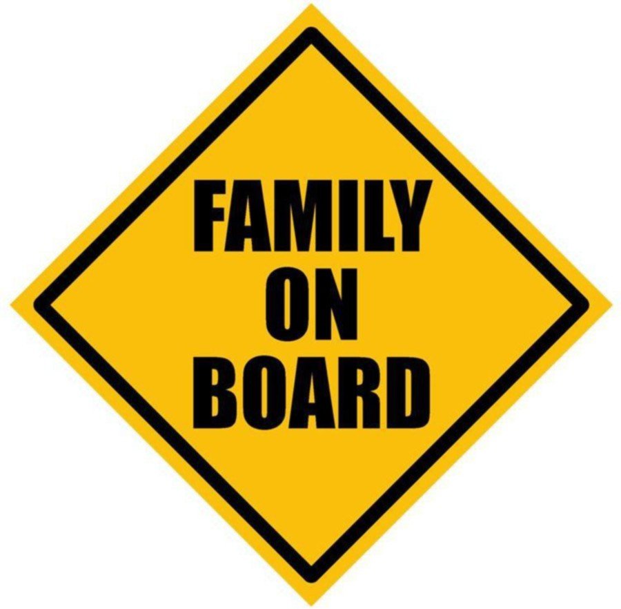 Fantaboy Family On Board Sides Car Sticker